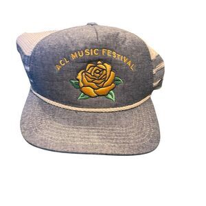 ACL Music Festival Howler Bros Mesh Trucker Hat Snapback Austin City 3 Stripe